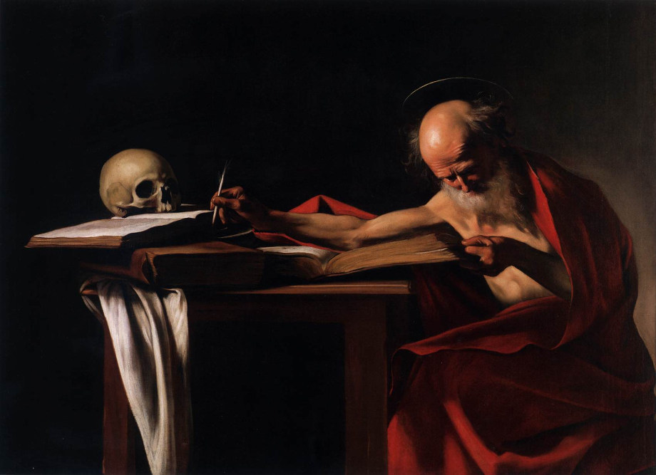 Караваджо, «Святой Иероним», 1605-1606, Галерея Боргезе