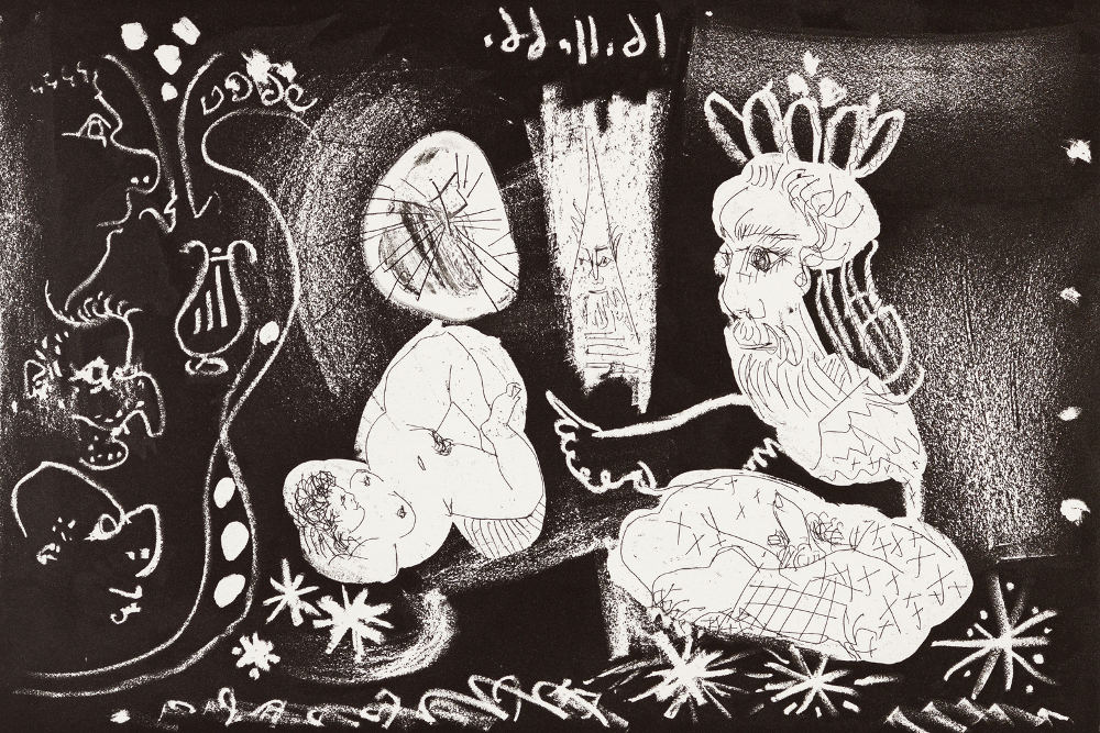 Пабло Пикассо, "Великолепный рогоносец", 1968