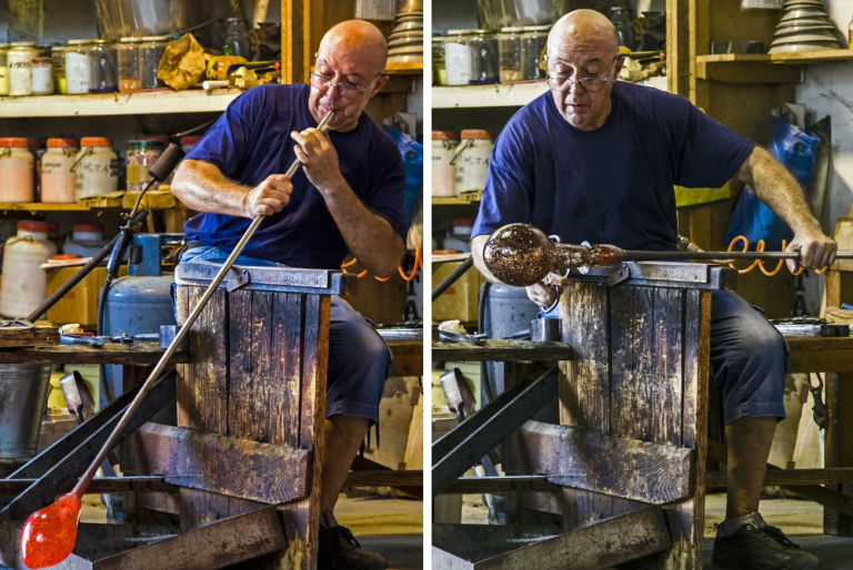 Crocifisso In Vetro Di Murano Millefiori – Decorazione Da Parete 20 Cm – Fatto A Mano A Venezia