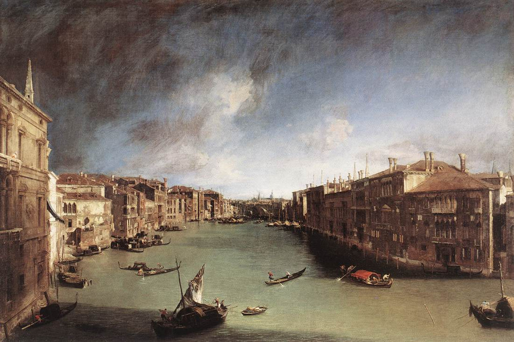l canal Grande verso Rialto (1723 circa, Venezia, Museo del Settecento Veneziano)