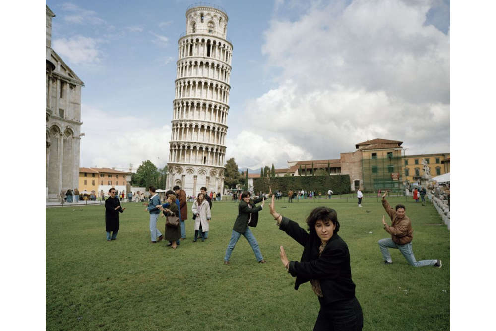 Italy. Pisa. The Leaning Tower of Pisa. From 'Small World'. 1990 © Martin Parr / Magnum Photos
