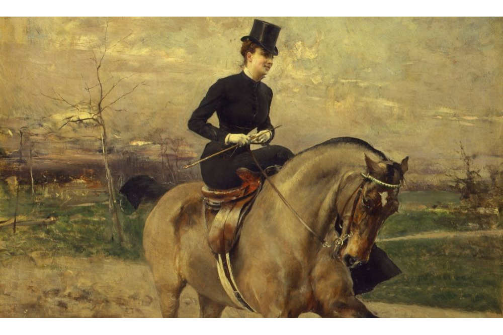 Giovanni Boldini, L’amazzone (Alice Regnault a cavallo), 1878