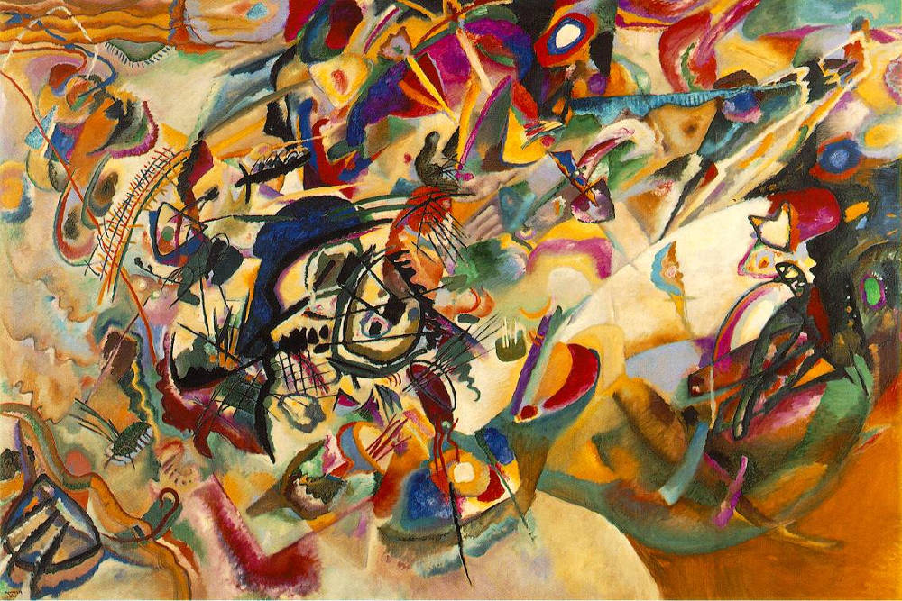 "Композиция XII", В. Кандинский